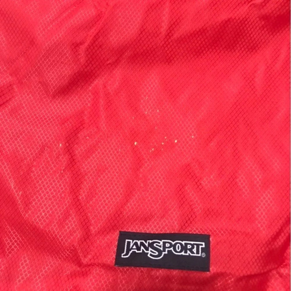 Jansport Y2K Vintage Red And Pink Backpack Preowned - Picture 5 of 7